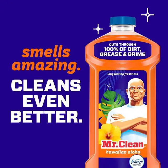 Alt view image 6 of 7 - Mr. Clean All Purpose Cleaner, Cleaning Liquid, Hawaiian Aloha, 41 fl oz