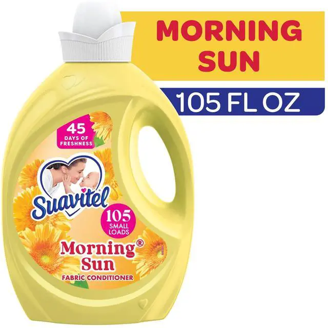 Main image of Suavitel Fabric Conditioner, Liquid Fabric Softener, 45 Days of Freshness, Morning Sun Scent, 105 fl oz
