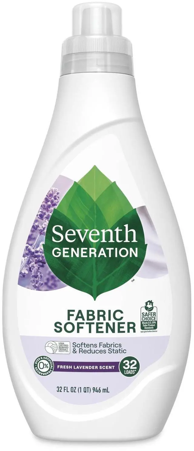 Main image of Seventh Generation Fabric Softener, Fresh Lavender, 32 fl oz, 32 Loads