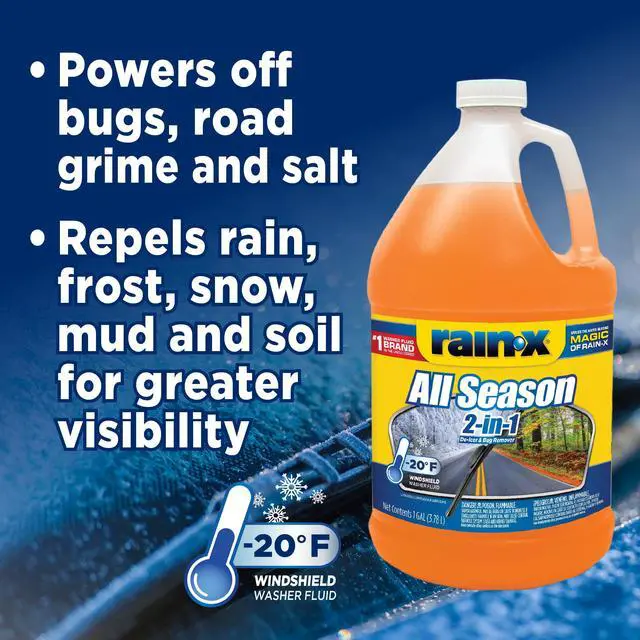Alt view image 3 of 6 - Rain-X -20F 2-In-1 All-Season Washer Fluid