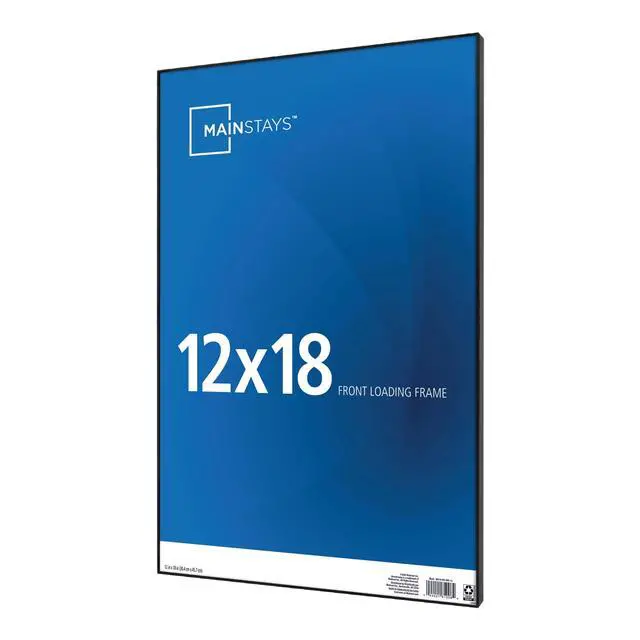 Alt view image 2 of 6 - Mainstays 12 x 18 Black Front-Loading Picture Frame