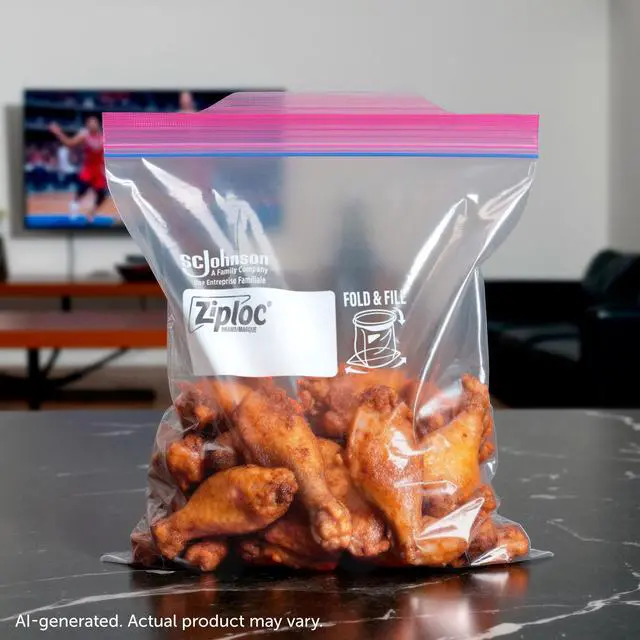 Alt view image 2 of 7 - Ziploc Brand Food Storage Bags, School Supplies, with Grip 'n Seal Technology, Zipper, Gallon, 40 Count