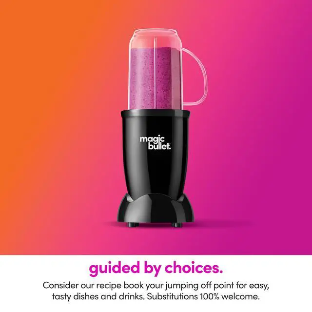 Alt view image 6 of 7 - Magic Bullet 4 Piece Personal Blender MBR-0401WM, Black