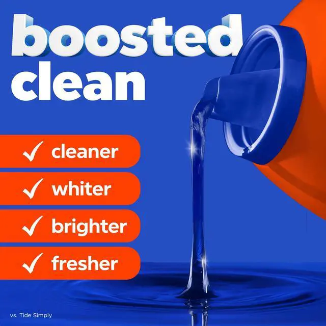Alt view image 3 of 7 - Tide Laundry Detergent Liquid with 6X Boosted Cleaning Power, Original Scent, 29 fl oz, 23 Loads