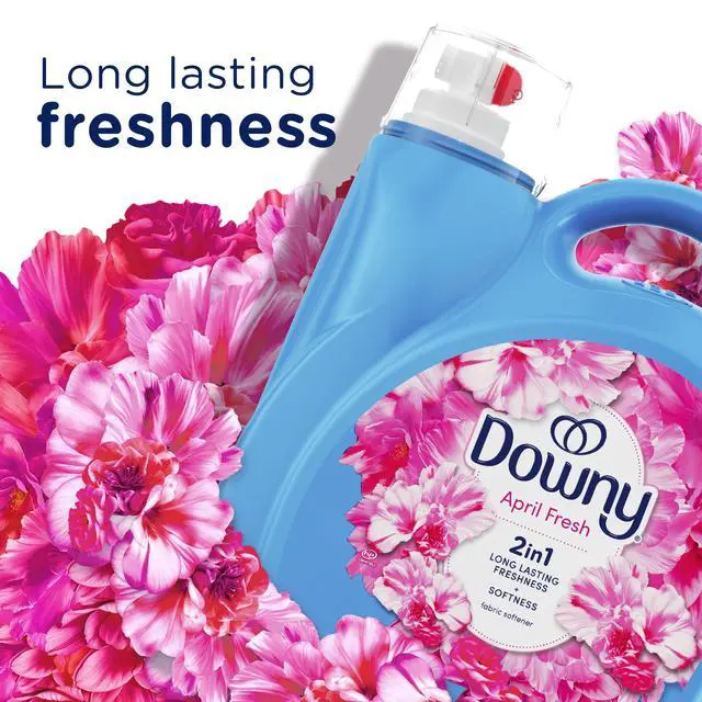 Alt view image 5 of 7 - Downy Liquid Fabric Softener and Conditioner, April Fresh Scent, 140 fl oz, 190 Loads