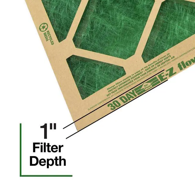 Alt view image 3 of 7 - AAF Flanders 4-Pack 16" x 20" x 1" Nested Fiberglass MERV 1 Air Filter