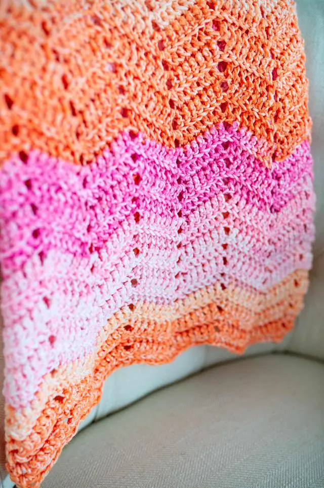 Alt view image 5 of 5 - Lion Brand Yarn Mandala Ombre Happy Cake Medium Acrylic Multi-color Yarn