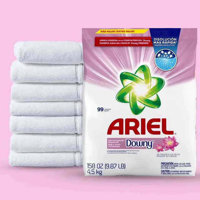 Alt view image 7 of 7 - Ariel Laundry Detergent Powder with a Touch of Downy Freshness, 52 oz, 33 Loads