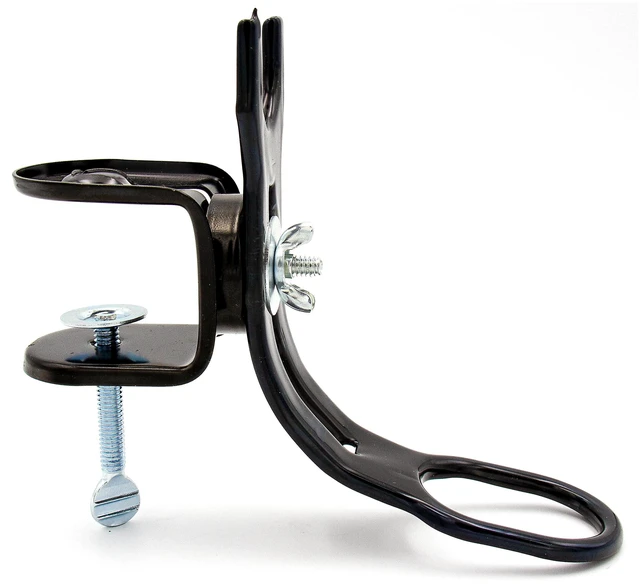 Alt view image 7 of 7 - (2 pack) Ozark Trail Adjustable Clamp-On Fishing Rod Holder with Rubber-Coated Clamp for Flat Mounting Surfaces