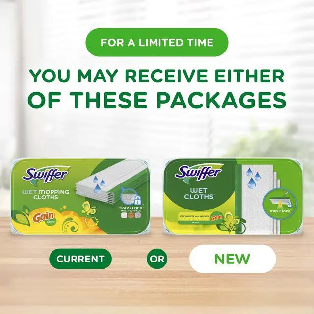 Alt view image 2 of 7 - Swiffer Mop & Go Wet Refills, Gain, 24 Count