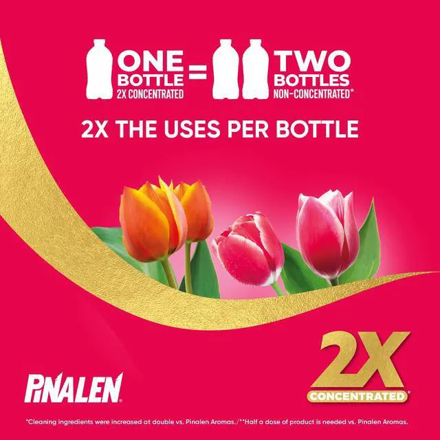 Alt view image 6 of 7 - Pinalen 2X Max Aromas Household All Purpose Cleaner - Floral Delight Scent, 56 fl oz Size Bottle