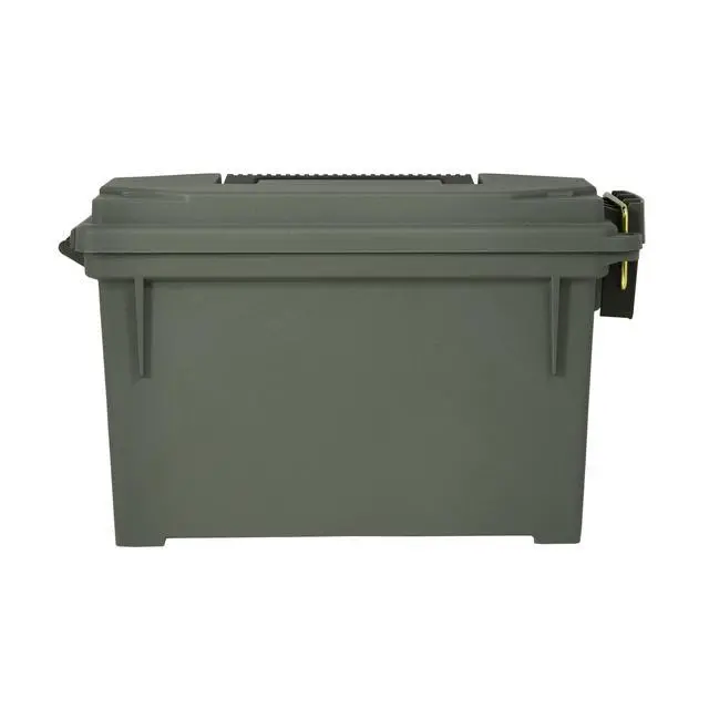 Alt view image 5 of 7 - Strategy Field Ammo Box 11.6" x 5.2" x 7.2" Plastic OD Green