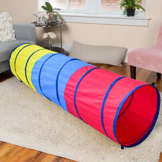 Alt view image 4 of 5 - Play Day Pop-up Crawl Through Tunnel, Polyester Material, Indoor & Outdoor - Tunnel for Kids 3+