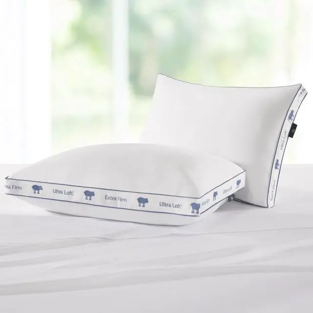 Alt view image 3 of 7 - Sertapedic Ultra Loft Standard/Queen Bed Pillow, Extra Firm Support