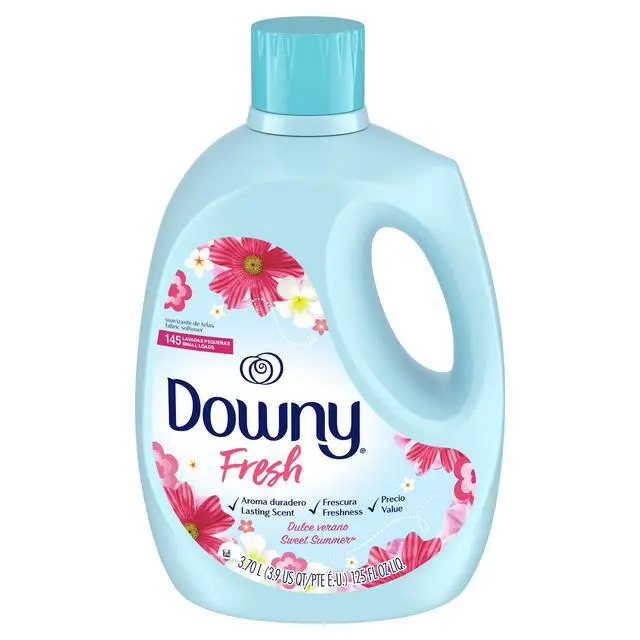 Alt view image 3 of 7 - Downy Fresh Non-Concentrated Liquid Fabric Softener, Sweet Summer Scent, 125 fl oz, 145 Loads