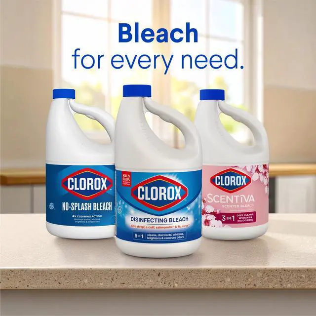 Alt view image 7 of 7 - Clorox No Splash Bleach, 117 fl oz