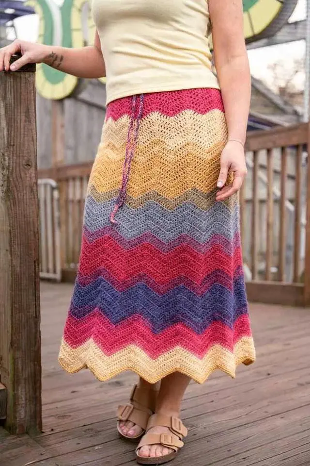 Alt view image 6 of 7 - Lion Brand Yarn Mandala Ombre Harmony Ombre Cake Medium Acrylic Multi-color Yarn
