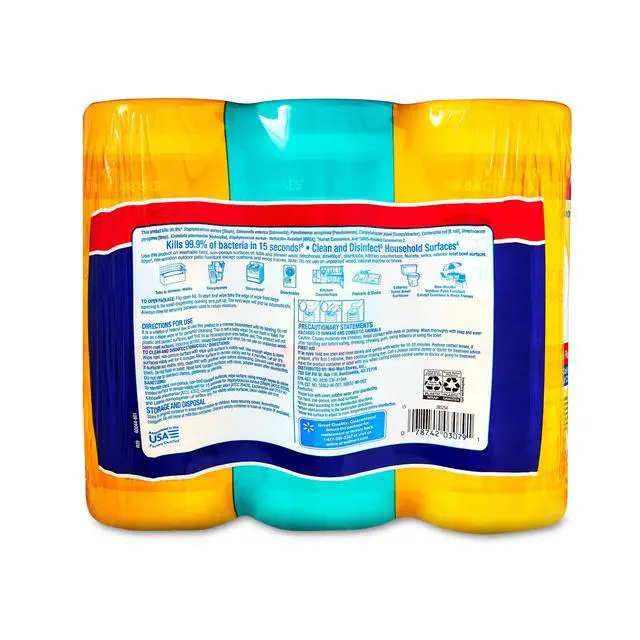 Alt view image 6 of 7 - Great Value Multipack Scent Disinfecting Wipes2, 105 Count