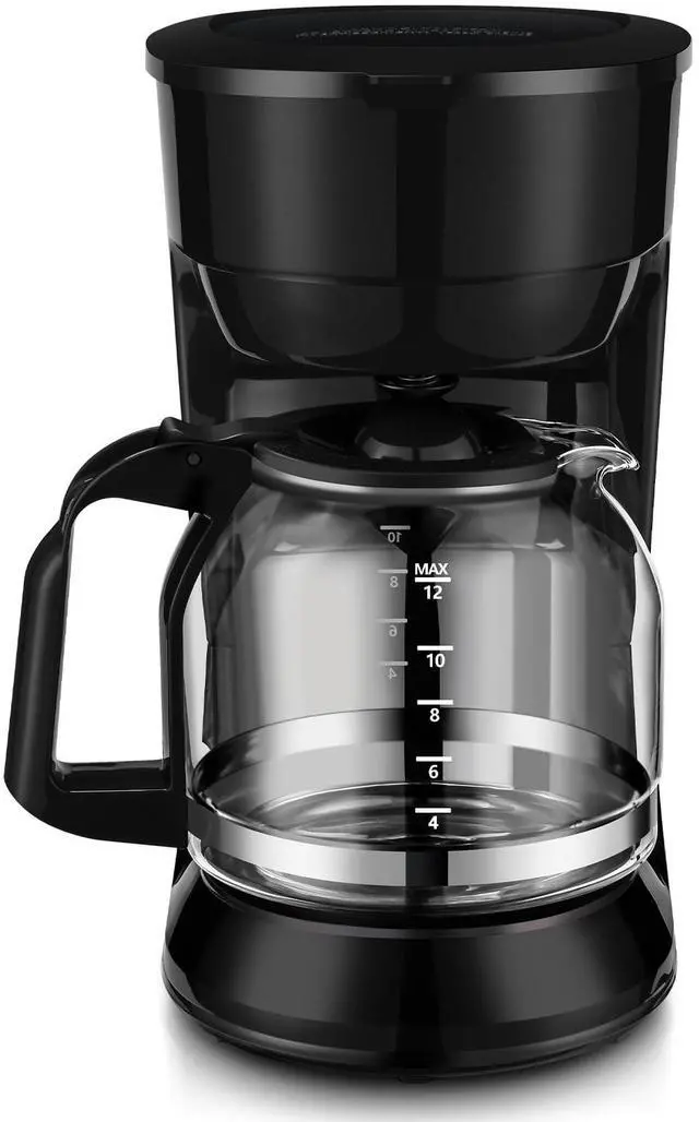 Main image of Mainstays Black 12-Cup Drip Coffee Maker