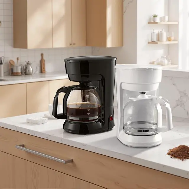Alt view image 3 of 7 - Mainstays Black 12-Cup Drip Coffee Maker