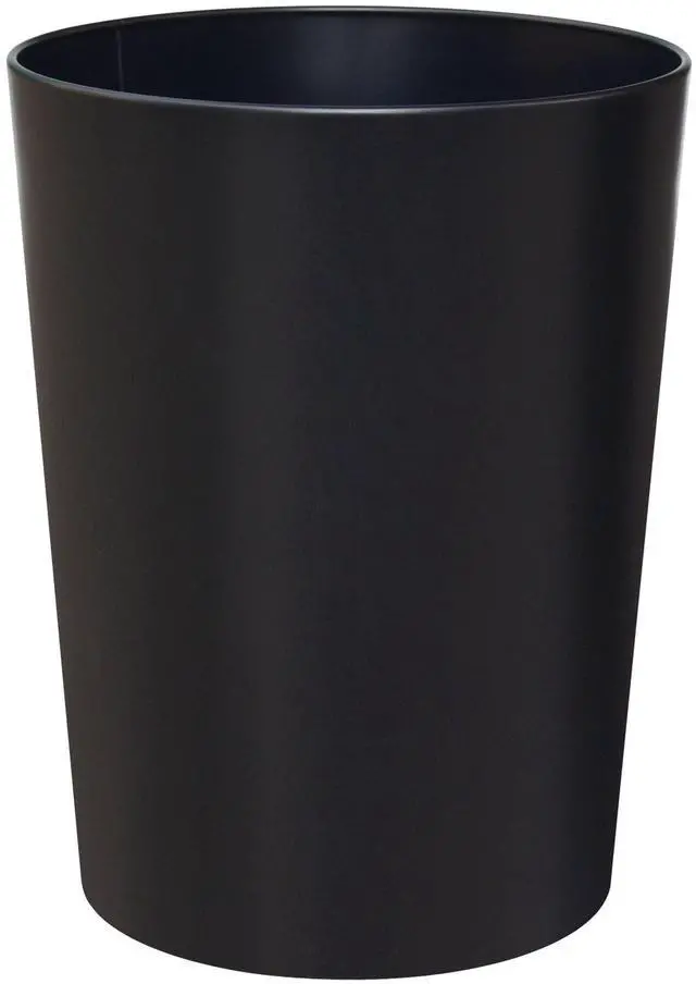 Main image of Mainstays Metal Waste Basket, Black