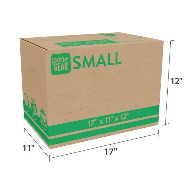 Alt view image 6 of 7 - (10 pack) Pen+Gear Small Moving Boxes, 17 in. L x 11 in. W x 12 in. H, Kraft