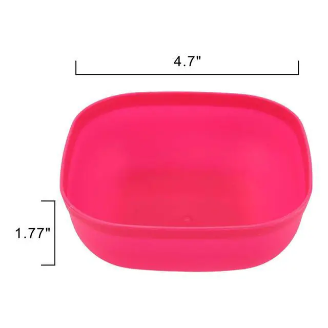 Alt view image 6 of 7 - Your Zone Kids Dinnerware Set, 24-Piece Plastic Plates, Bowls, Cups & Utensils, Pink Assorted