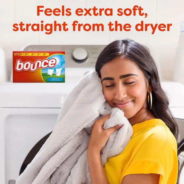 Alt view image 7 of 7 - Bounce Dryer Sheets, Outdoor Fresh Scent, 105 Count