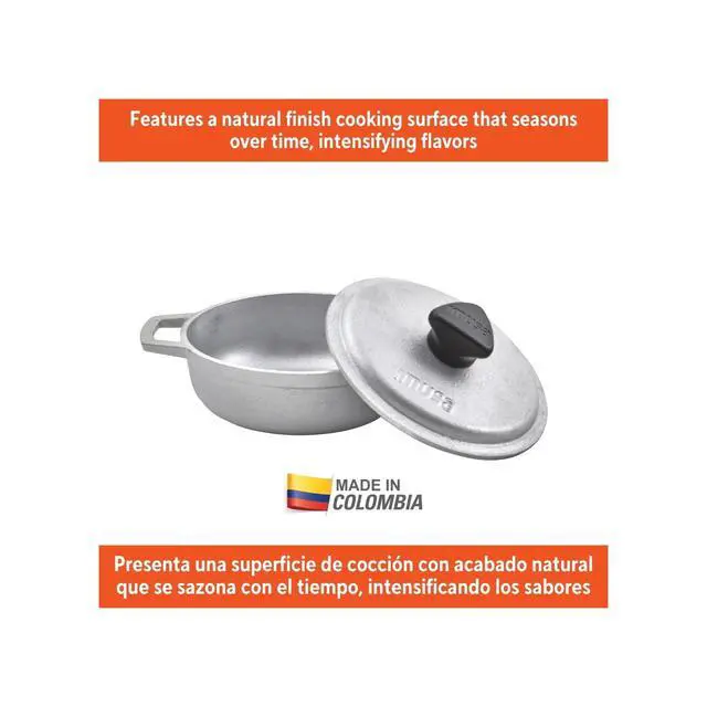 Alt view image 5 of 7 - IMUSA 0.5qt Cast Aluminum Caldero - 14cm