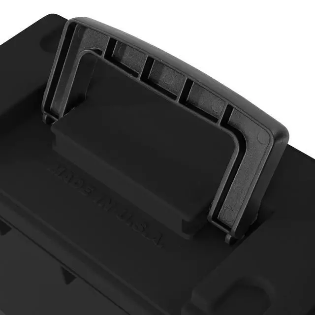 Alt view image 6 of 7 - Hyper Tough Locking and Stacking Utility and Tool Box, Black Organization Box