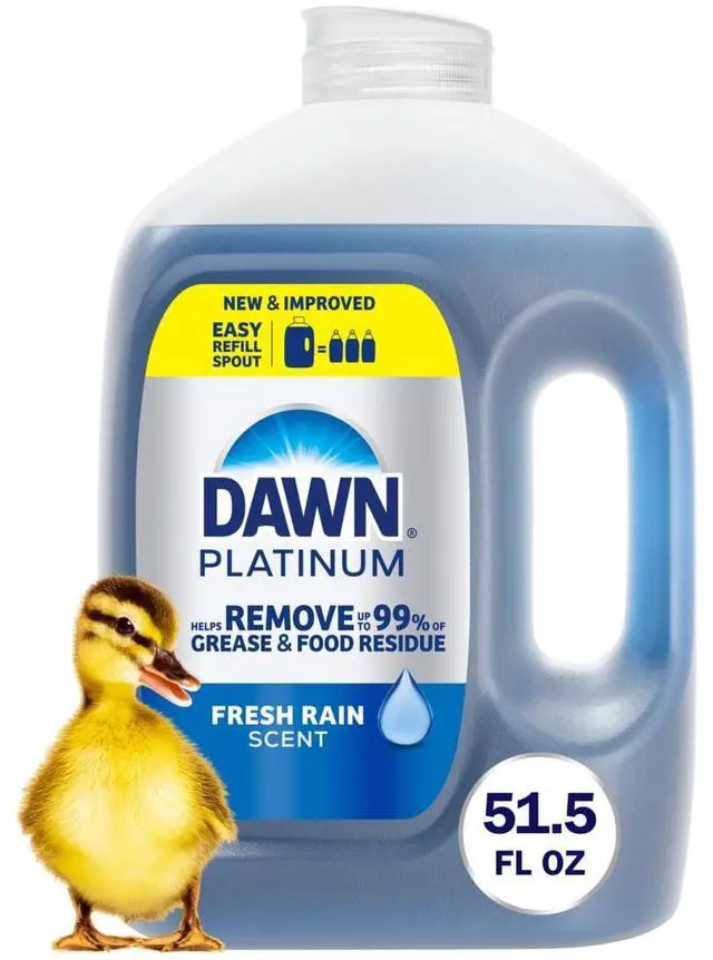 Main image of Dawn Platinum, Refill Jug Dish Soap Fresh Rain, 51.5oz