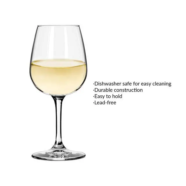 Alt view image 4 of 4 - (4 pack) Mainstays Alto 12.75 oz Wine Glass for Everyday Use