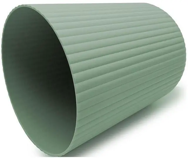 Alt view image 2 of 5 - Mainstays 1.64 Gallon Ribbed Plastic Trash Can, Green