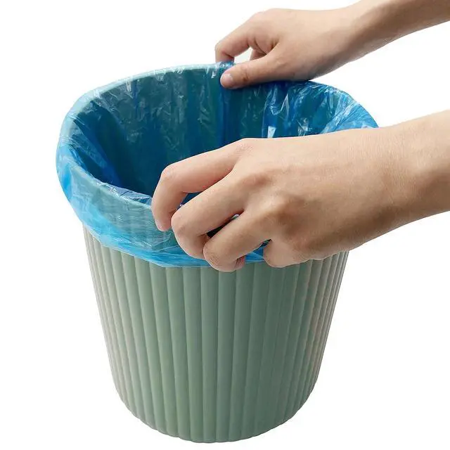 Alt view image 5 of 5 - Mainstays 1.64 Gallon Ribbed Plastic Trash Can, Green