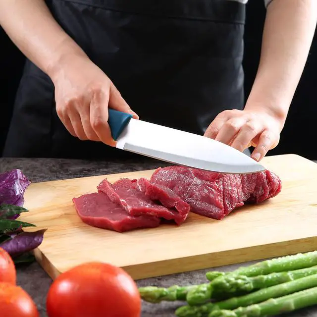 Alt view image 5 of 7 - Mainstays 3-Piece Stainless Steel Color Knife Set