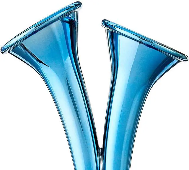 Alt view image 3 of 7 - Concord Double Bicycle Horn, Blue