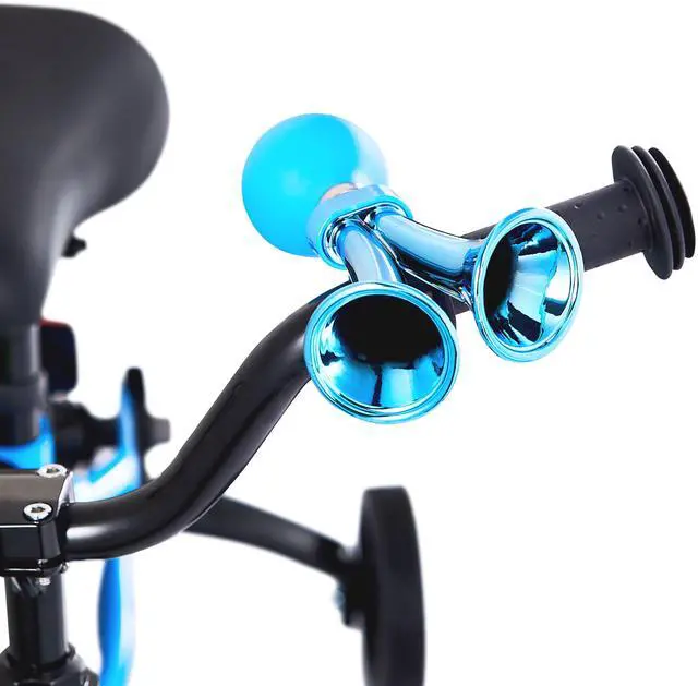 Alt view image 5 of 7 - Concord Double Bicycle Horn, Blue