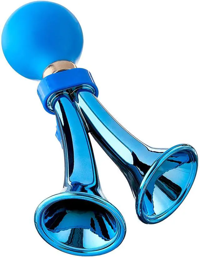Alt view image 6 of 7 - Concord Double Bicycle Horn, Blue