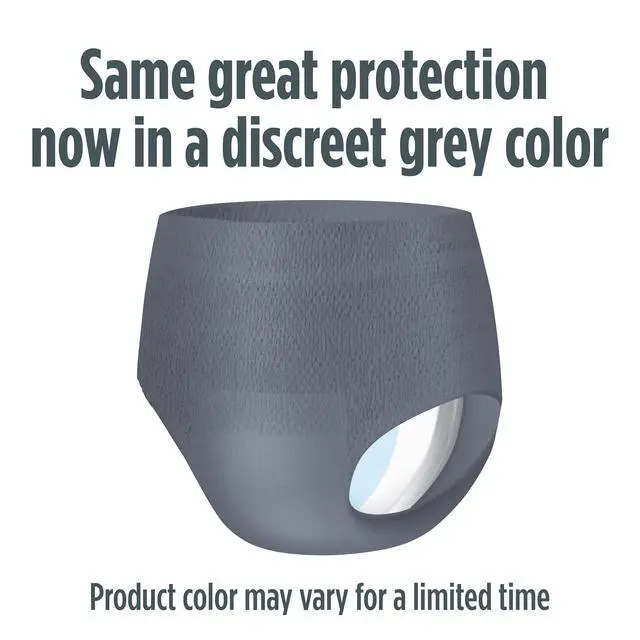 Alt view image 2 of 7 - Assurance Men's Overnight Incontinence Underwear, S/M, Ultimate Absorbency, 16 Count