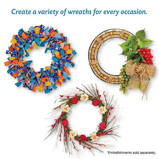 Alt view image 3 of 6 - FloraCraft Wire Wreath Form 18 inch Green