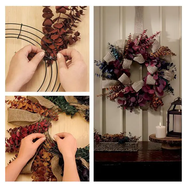 Alt view image 4 of 6 - FloraCraft Wire Wreath Form 18 inch Green