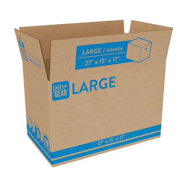 Alt view image 6 of 7 - (10 pack) Pen+Gear Large Moving Boxes, 27L x 15W x 17H, Kraft