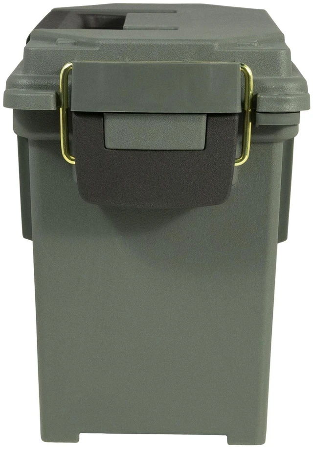 Alt view image 5 of 7 - (2 pack) Strategy Field Ammo Box 11.6" x 5.2" x 7.2" Plastic OD Green