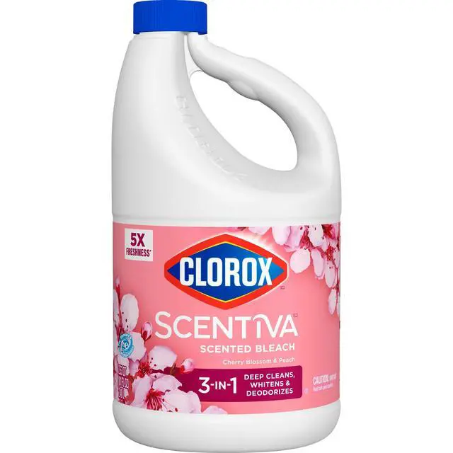 Alt view image 2 of 7 - Clorox Scentiva Scented Bleach, Cherry Blossom & Peach, 81 fl oz