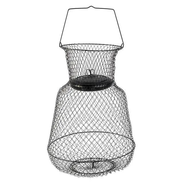 Alt view image 3 of 7 - Ozark Trail 15 in x 21 in Collapsible Floating Wire Fishing Basket with Trap Doors and Handle