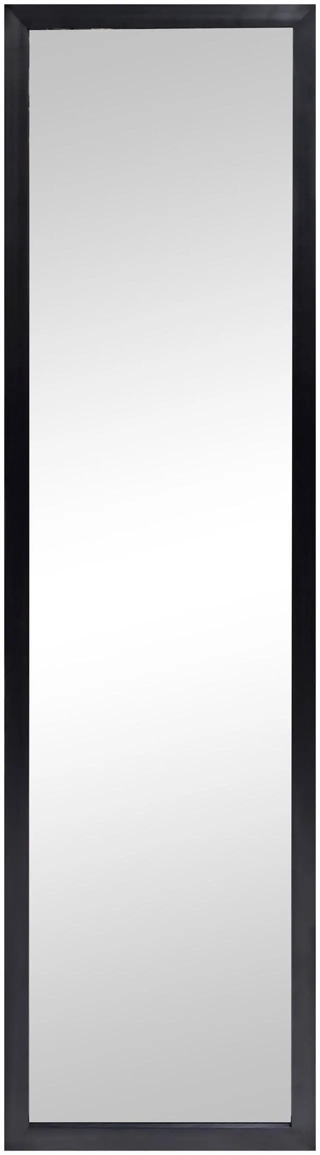 Alt view image 5 of 7 - Mainstays 13.5" x 49.5" Black Modern Door Mirror for Bedroom and Living Room