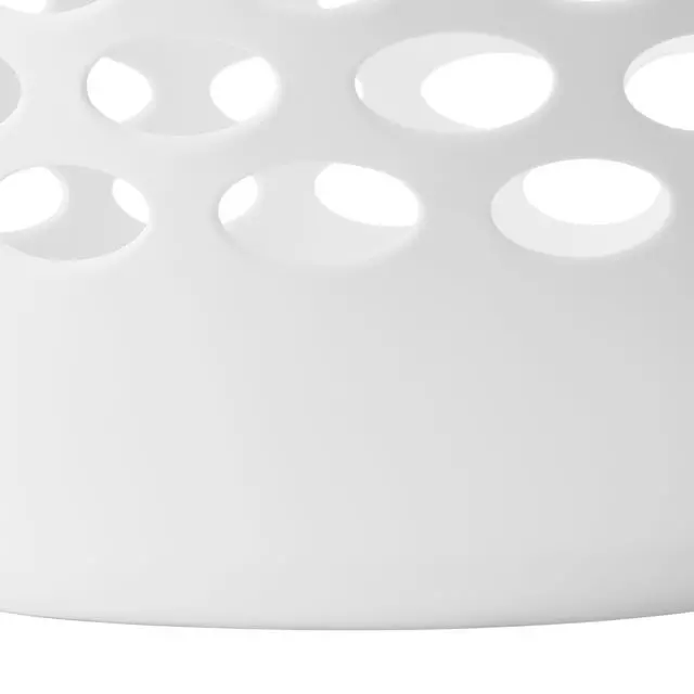 Alt view image 3 of 7 - Mainstays Flexible Round Laundry Hamper, White Plastic
