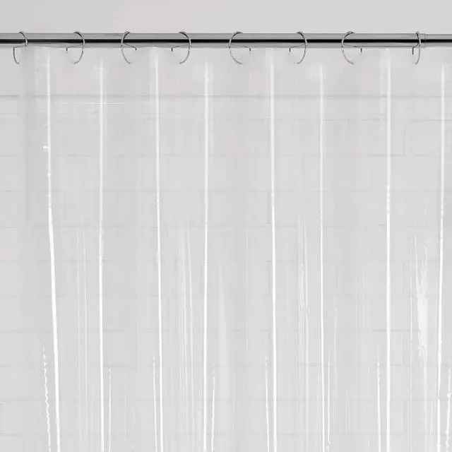 Alt view image 4 of 7 - Mainstays Light Weight PEVA Shower Liner, 70 in x 71 in, Clear