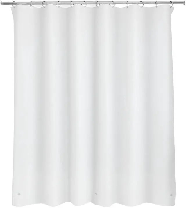Alt view image 5 of 7 - Mainstays Light Weight PEVA Shower Curtain Liner, 70 in x 71 in, White