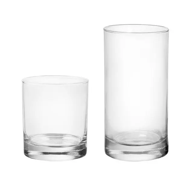 Alt view image 5 of 5 - Mainstays Cooler Tennyson Glass Drinkware Set, Clear, 12 Pieces